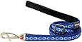 Red Dingo Designer Dog Lead, Small, Cosmos Dark Blue