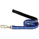 Red Dingo Designer Dog Lead, Small, Cosmos Dark Blue