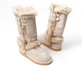 Qupid Women's Oakley-92 Mid Calf Flat Boot