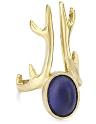 House of Harlow 1960 14k Gold-Plated Cabochon Long Antler Ring