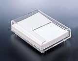 Elegent Note Pad Holder W/Paper (Acrylic)