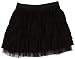 Amy Byer Girls 7-16 Slub Meshed Tiered Skirt, Black, Large Amy Byer Girls 7-16 Slub Meshed Tiered Skirt, Black, Large