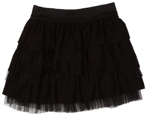 Amy Byer Girls 7-16 Slub Meshed Tiered Skirt