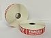 1 Roll of 1000 Labels 1x3 Fragile Handle with Care Shipping Labels Stickers