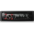 Pioneer DEH-1300MP Tuner mit Front Aux In und roter Tastenbeleuchtung