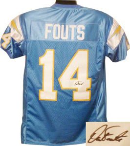 Dan Fouts Signed San Diego Chargers Jersey