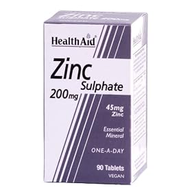 HealthAid Zinc Sulphate 200mg - 90 Tablets