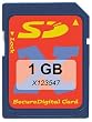 XFlash Memory SD Card 1GB (original Handelsverpackung)