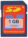 XFlash Memory SD Card 1GB (original Handelsverpackung)