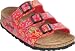 Papillio Slipper ''Florida'' aus Birko-Flor in bed red mit schmalem Fussbett