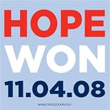 Barack Obama Hope Won Car Magnet