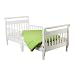 Dream On Me Classic Sleigh Toddler Bed, White