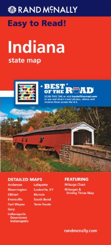 rand mcnally easy to read indiana