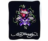 Zoom Produkt-Bild: Reisedecke Ed Hardy 125x150cm Love Kills Slowly