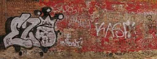 Panoramic Ghetto Art Wall Decal by Wallmonkeys