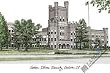 Eastern Illinois University Lithograph 14x10 Unframed Lithograph
