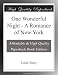 Books : One Wonderful Night - A Romance of New York