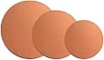 Copper Disc Assortment 1.5, 1.25, 1 Inch 24 Gauge Metal Stamping Blanks 6 of Each Size 18 Blanks Total