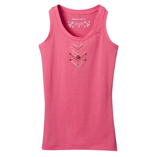 Mossimo Pink Taffy BG Slvls Embellished Tank 