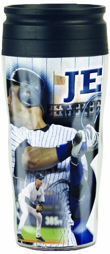 MLB New York Yankees Derek Jeter 16-Ounce Travel Mug