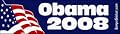 Barack Obama 2008 - Presidential Election Bumper Stickers (Medium)