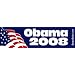 Barack Obama 2008 - Presidential Election Bumper Stickers (Medium 10x2.8 in.)