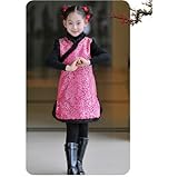 2012 秋冬物 キッズ 子供服 女の子用 中華服 チーパオ チャイナドレス 厚地 中綿 発表会 パーティー ステージ衣装 abdd212-etqp014