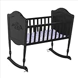 DaVinci Chloe Wood Baby Cradle in Ebony