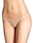 Calvin Klein Underwear Damen String D3063E, Gr. L Hautfarben (G76 Sanddune)
