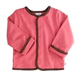 Babysoy Organic Cardigan In Blossom Pink