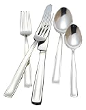 R&B EveryDay Savvy 45 Piece Stainless Steel Flatware Set, Service for 8