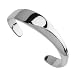 ELLE Sterling Silver Curve Cuff, 7