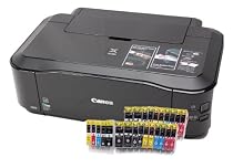 Canon PIXMA iP4950 Tintenstrahldrucker inkl. USB Kabel + 5 SilverTrade-INK Patronen mit CHIP & 20 Patronen ohne CHIP IP 4950