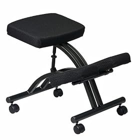 KCM1420 Office Star - Ergonomic Kneeling Chair With Dual Knee Pads And Memory Foam