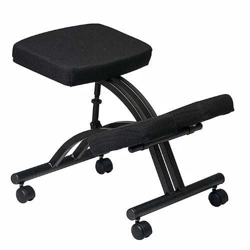 Office Star Ergonomically Designed Knee Chair with Casters
