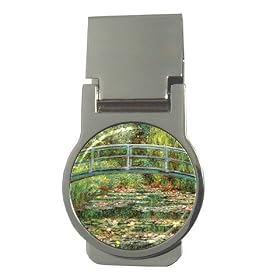 Le Pont Japonais a Giverny Monet Money Clip (Round)