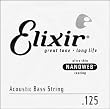 Elixir Nanoweb .125 Single Acoustic Bass String