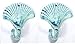 Iron Scallop Shell Hook - Set of 2