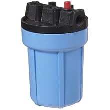 Pentek 158002 3/8" #5 Slim Line Blue Filter Housing with Pressure Relief