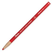 Sharpie Peel-Off China Markers, 12 Red Markers (2059)