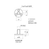 中西産業 木床用丸座 TAP-3FS
