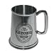 Guiness 1 Pint Logo in Oval Pewter Tankard