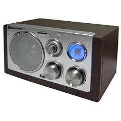 Roadstar HRA-1220 Design Radio (FM Tuner, 24 Watt, SD-Kartenslots, USB 2.0) schwarz