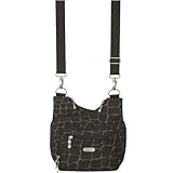 Baggallini Luggage Criss Cross Hidden Magnet Bag, Giraffe, One Size