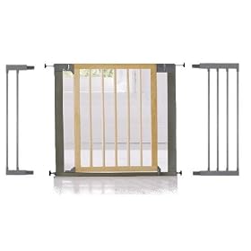 Lindam Sure Shut Deco Gate with extension 117 cm - 124 cm