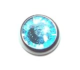 Dermal Replacement Head 4mm Aqua Gemstone 14 Gauge Dermal Piercing