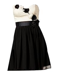 Strapless Floral Print Chiffon Sleeveless Summer Club Dress/Evening Dress/Party Dress/Mini Dress 