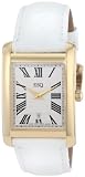MOVADO Watch:ESQ by Movado Women's 07101382 Filmore Gold-Plated White Crocodile Strap Watch