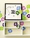 Wallies Retro Funky Pop Flowers Cutout Tween Teen Decor