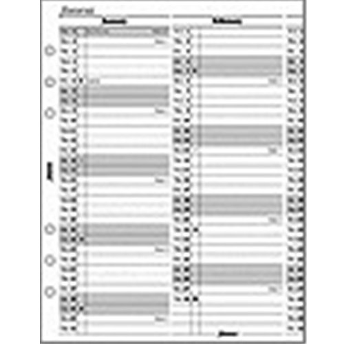 Filofax Calendar Refills Vertical Planner 2011 A5 - FF-6850111